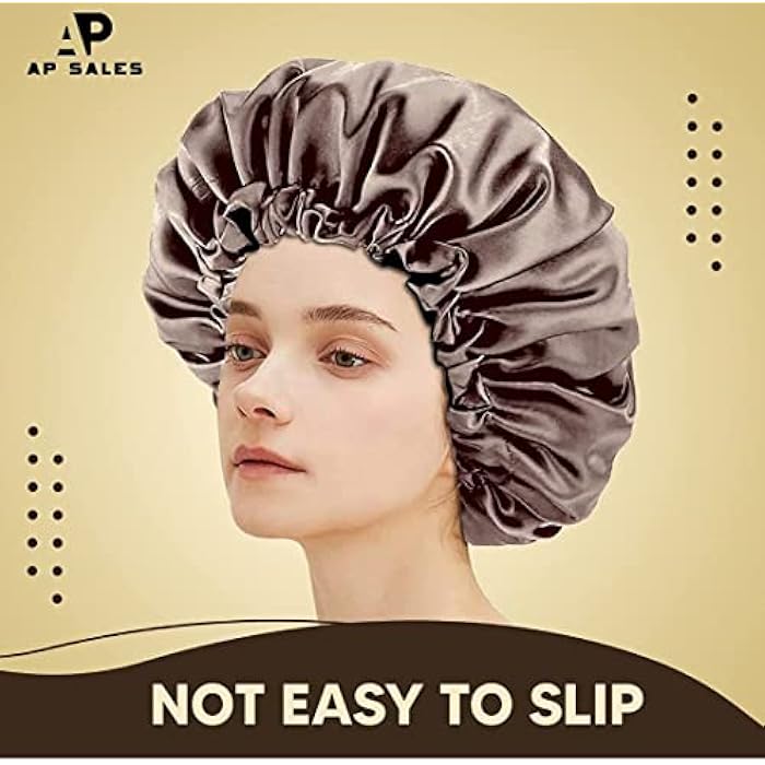 Satin Trend Bonnet Hair Helps Keep Your Hair Sleep While You Sleep and Protects You From Random Color Loss or Damage - Image 4